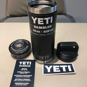 NWT- YETI Rambler 18oz Water Bottle